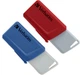 Флеш пам'ять USB Verbatim Store 'n' Click 2x32GB USB 3.2 Gen1 2 шт Red/Blue (49308) - зображення 1