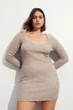 Сукня H&M M бежевий меланж 1179642 - зображення 1