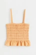 Топ H&M M абрикосовый 11061083623 - изображение 1