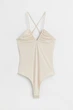Боди H&M M светло бежевый 13061073106 - изображение 1