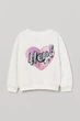 Свитшот H&M 98 104см белый сердце 507922697 - изображение 1