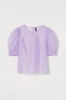 Блуза H&M 32 бузковий 907928189 - зображення 1