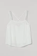 Топ H&M 40 белый 2008968550 - изображение 1