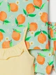 Комплект (майка, футболка, шорты) H&M 122 128см мятно персиковый 7111007199 - изображение 2