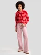 Sweter damski w paski Big Star Heartelia 601 XL Czerwony (5900714834524) - obraz 3