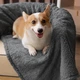Ковдра для тварин Derby Calming Blankets Fluffy Premium Fleece, сірий 100х120 см - зображення 3
