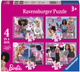 Набір пазлів Ravensburger Barbie 19 x 14 см 12+16+20+24 деталей (4005556031740) - зображення 1