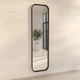 Настенное зеркало Фенстер Монако Чёрное 1560x460x40 - изображение 1