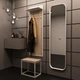 Зеркало настенное Fenster Монако Белое 1560x460x40 - изображение 6