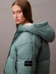 Куртка зимняя короткая женская Calvin Klein (887260563674) XS зеленая - изображение 4