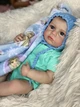 Коллекционная Силиконовая Кукла Реборн Новорожденный Младенец Reborn Анатомический Мальчик Пупс Илюша (Виниловая Кукла) 50 см - изображение 1