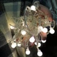 Гирлянда светодиодная Шарики на елку, 200 LED, 10мм, 10м, белый провод, Белый - изображение 4