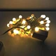 Гирлянда светодиодная Шарики на елку, 200 LED, 10мм, 10м, белый провод, Теплый белый - изображение 5