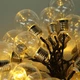 Світлодіодна гірлянда "Лампочки" 20 LED, 4см, 7м, від мережі 220В, Теплий білий - зображення 7
