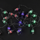 Светодиодная гирлянда "Фонарики" 20 LED, 5м + переходник, 220V, IP44, Мультиколор - изображение 4