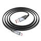 Дата кабель Hoco U119 Machine charging data USB to Type-C 5A (1.2m) Black - зображення 3