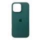 Чохол для смартфона Silicone Full Case AA Open Cam for Apple iPhone 16 Pro Max 46,Pine Green (FullOpeAAi16PM-46) - изображение 1