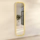 Настенное зеркало Фенстер Монако Жёлтое 1560x460x40 - изображение 1