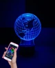3d-светильник Глобус, 3д-ночник, несколько подсветок (на bluetooth), подарок для туриста - изображение 2