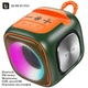 Бездротова колонка Borofone BR29 (Bluetooth, FM-тюнер, медіаплеєр, 7 Вт, LED-підсвічування, вологозахист, підставка під телефон) - Зелений - зображення 1