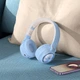 Беспроводные детские наушники HOCO W50 с RGB подсветкой BT5.3, AUX/TF, 12h Blue - изображение 2