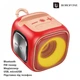 Бездротова колонка Borofone BR29 (Bluetooth, FM-тюнер, медіаплеєр, 7 Вт, LED-підсвічування, вологозахист, підставка під телефон) - Червоний - зображення 1
