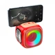 Бездротова колонка Borofone BR29 (Bluetooth, FM-тюнер, медіаплеєр, 7 Вт, LED-підсвічування, вологозахист, підставка під телефон) - Червоний - зображення 2