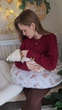 Подушка для годування немовлят з знімним чохлом Дракончики на бежевому, підтримуюча подушка для мами та малюка, подушка для вагітних - зображення 5