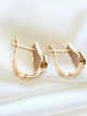 Золоті сережки AiR GOLD Харківська ювелірна фабрика 700415-2с - зображення 5