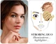 Двойной хайлайтер для лица Copines line Paris NG HIGHLIGHTER DUO - изображение 7