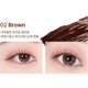 Тушь для объема в коричневом оттенке Heimish Dailism Smudge Stop Mascara Volume Brown, 9 г - изображение 2