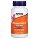 Натуральна добавка NOW Resveratrol 200 mg, 60 вегакапсул - зображення 1