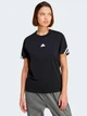 Футболка хлопковая женская Adidas W Fi 3S Tee IW4563 L Black (4067896141237) - изображение 1