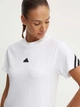 Футболка хлопковая женская Adidas W Fi 3S Tee IW5203 S White (4067896141268) - изображение 8