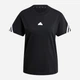 Футболка хлопковая женская Adidas W Fi 3S Tee IW4563 L Black (4067896141237) - изображение 6