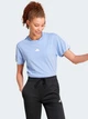 Футболка хлопковая женская Adidas W Fi 3S Tee IW5265 M Bluspa (4067896160108) - изображение 3