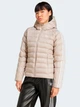Куртка демисезонная короткая с капюшоном женская Adidas Originals Slim IW5850 XS Бежевая (4067897005033) - изображение 1