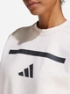 Свитшот женский Adidas W Z.N.E. Swt JF4783 M Светло-розовый (4067896391939) - изображение 5