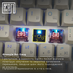 Клавиатура механическая беспроводная EPOMAKER TH80 SE 75% Flamingo Switch Hot-Swap RGB UA Wireless/Bluetooth/USB Black (TH80-SE-B-F) - изображение 7