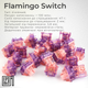 Клавиатура механическая беспроводная EPOMAKER TH80 SE 75% Flamingo Switch Hot-Swap RGB UA Wireless/Bluetooth/USB Black (TH80-SE-B-F) - изображение 17
