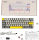 Клавиатура механическая беспроводная EPOMAKER EP64 60% Mulan Switch Hot-Swap RGB UA Wireless/Bluetooth/USB White (EP64-W-M) - изображение 6