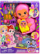 Zestaw do zabawy Mattel Polly Pocket Mama Małpka i Dziecko (0194735218004) - obraz 1