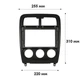 Переходная рамка Lesko 9" Dodge Caliber 2009-2013 (0000) - изображение 3