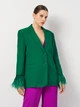 Пиджак женский Zara 8161/587 XS Зеленый (08161587501013) - изображение 1