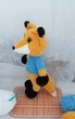 М'яка іграшка handmade Лисичка 39 см в'язана гачком амігурумі - зображення 2