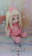 М'яка плюшева іграшка handmade Лялька 42 см в'язана гачком амігурумі - зображення 4