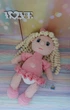 М'яка плюшева іграшка handmade Лялька 42 см в'язана гачком амігурумі - зображення 5