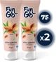 Упаковка кремов для рук Fun&Go Almond 75 мл х 2 шт (2000998941970) - изображение 2