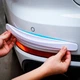 Автомобільні захисні смуги для бамперу Білий карбон - зображення 3