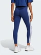 Спортивные леггинсы для фитнеса женские Adidas W 3S Sj Leg JE0067 XL Dkblue/White (4067902876498) - изображение 4